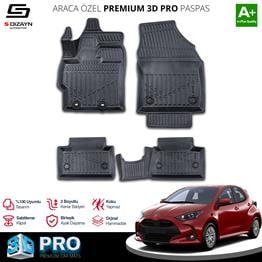 S-Dizayn Toyota Yaris 3D Pro Havuzlu Paspas 2020 Üzeri A+ Kalite