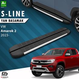 VW Amarok 2 S-Line Aluminyum Yan Basamak 203 Cm 2023 Üzeri A+ Kalite