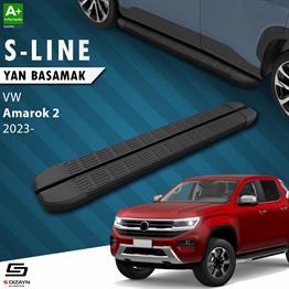 VW Amarok 2 S-Line Siyah Yan Basamak 203 Cm 2023 Üzeri A+ Kalite