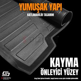 S-Dizayn VW Caddy 3D Pro Bagaj Havuzu 2010-2015 A+ Kalite