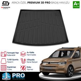 S-Dizayn VW Caddy 3D Pro Bagaj Havuzu 2020 Üzeri A+ Kalite