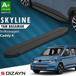 VW Caddy 4 Skyline Siyah Yan Basamak 193 Cm 2020 Üzeri A+ Kalite