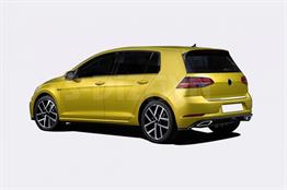 S-Dizayn VW Golf 7 Krom Bagaj Alt Çıta 2013-2020