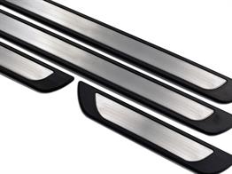 S-Dizayn VW Golf 8 HB Krom Kapı Eşik Koruması Krom Line 4 Prç. 2020-2024