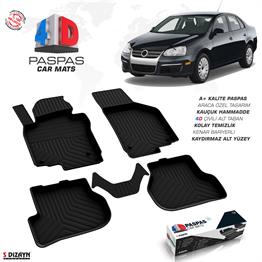 S-Dizayn VW Jetta 4D Havuzlu Paspas 2005-2010 A+Kalite