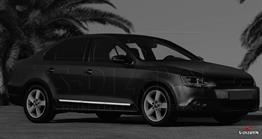 S-Dizayn VW Jetta Kapı Koruma Çıtası Krom 2011-2019