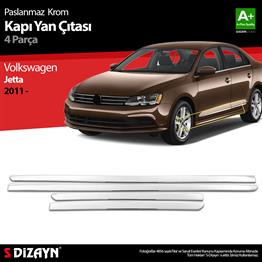 S-Dizayn VW Jetta Krom Kapı Yan Çıtası 2011-2019