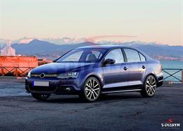 S-Dizayn VW Jetta Krom Ön Panjur 4 Prç. 2011-2014