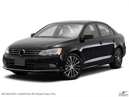 S-Dizayn VW Jetta Krom Ön Tampon Çıta 3 Prç. 2014-2019