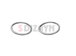 S-Dizayn VW Jetta Krom Sis Farı Çerçevesi 2 Prç 2011-2014