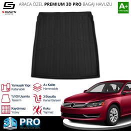 S-Dizayn VW Passat B7 3D Pro Bagaj Havuzu 2010-2015 A+ Kalite