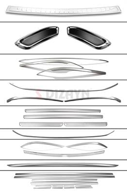 S-Dizayn VW Passat B8 Krom Aksesuar Seti Full A+Kalite
