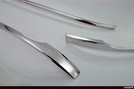 S-Dizayn VW Passat B8 Krom Ön Tampon Alt Çıtası 3 Parça 2015-2019