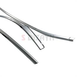 S-Dizayn VW Passat B8 Krom Ön Tampon Alt Çıtası 3 Parça 2015-2019