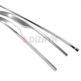 S-Dizayn VW Passat B8.5 Krom Arka Tampon Alt Çıtası 3 Parça 2019-2023