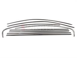 S-Dizayn VW Passat B8.5 Krom Cam Çerçeve 8 Parça 2019-2023