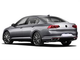 S-Dizayn VW Passat B8.5 Krom Egzoz Görünümü Difüzör 4lü R Line 3 Parça 2019-2023