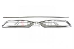 S-Dizayn VW Passat B8.5 Krom Egzoz Görünümü Difüzör 4lü R Line 3 Parça 2019-2023