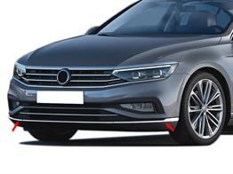 S-Dizayn VW Passat B8.5 Krom Ön Tampon Alt Çıtası 3 Parça 2019-2023