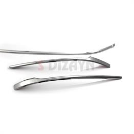 S-Dizayn VW Passat B8.5 Krom Ön Tampon Alt Çıtası 3 Parça 2019-2023