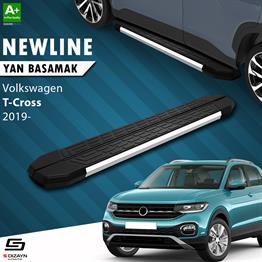 S-Dizayn VW T-Cross NewLine Krom Yan Basamak 173 Cm 2019-2023 A+ Kalite