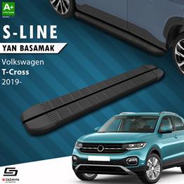 VW T-Cross S-Line Siyah Yan Basamak 173 Cm 2019-2023 A+ Kalite
