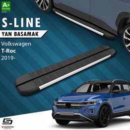 VW T-Roc S-Line Aluminyum Yan Basamak 173 Cm 2019 Üzeri A+ Kalite