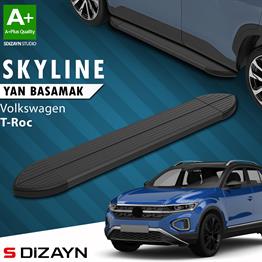VW T-Roc Skyline Siyah Yan Basamak 173 Cm 2019 Üzeri A+ Kalite