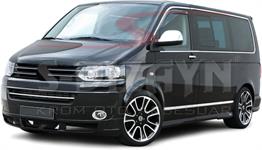 S-Dizayn VW T5 Transporter Krom Yan Kapı Çıtası 7 Prç 2003-2010 (U.Ş)