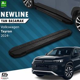 S-Dizayn VW Tayron 2 NewLine Siyah Yan Basamak 193 Cm 2024 Üzeri A+ Kalite