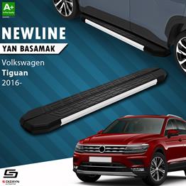 S-Dizayn VW Tiguan 2 NewLine Aluminyum Yan Basamak 173 Cm 2016-2024 A+ Kalite