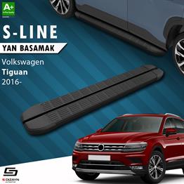 VW Tiguan 2 S-Line Siyah Yan Basamak 173 Cm 2016-2024 A+ Kalite