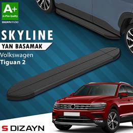 VW Tiguan 2 Skyline Siyah Yan Basamak 173 Cm 2016-2024 A+ Kalite
