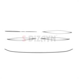 S-Dizayn VW Tiguan 3 Krom Ön Tampon Çıta Seti 7 Prç. 2024 Üzeri A+ Kalite