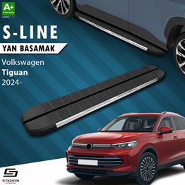 VW Tiguan 3 S-Line Krom Yan Basamak 183 Cm 2024 Üzeri A+ Kalite