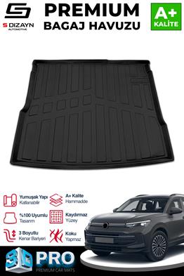 S-Dizayn VW Tiguan 3D Pro Bagaj Havuzu 2024 Üzeri A+ Kalite