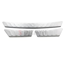 S-Dizayn VW Tiguan Krom Arka Tampon Eşiği 2007-2015