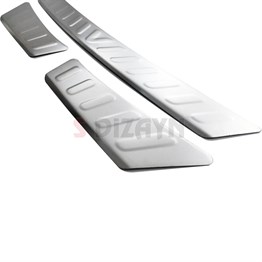S-Dizayn VW Tiguan Krom Arka Tampon Eşiği 2007-2015