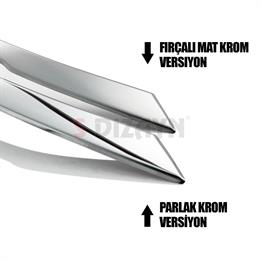 S-Dizayn VW Tiguan Krom Ön Tampon Çıtası 2020-2024 (Parlak Krom)