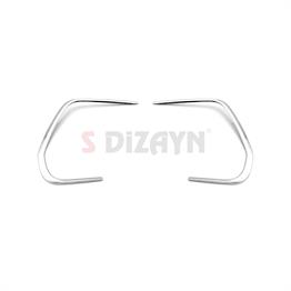 S-Dizayn VW Tiguan Krom Sis Çerçevesi 2 Prç. 2020-2024