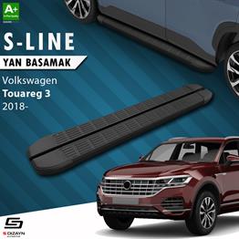 VW Touareg 3 S-Line Siyah Yan Basamak 193 Cm 2018 Üzeri A+ Kalite