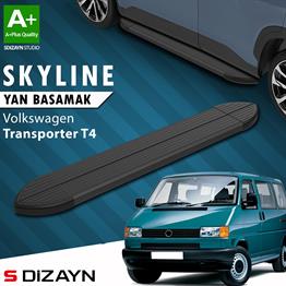 VW Transporter T4 Kısa Şase Skyline Siyah Yan Basamak 213 Cm 1995-2003 A+ Kalite