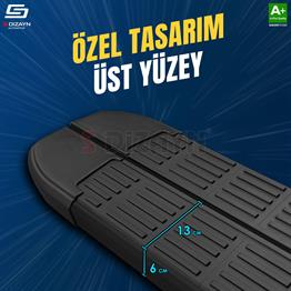 VW Transporter T4 Uzun Şase S-Line Siyah Yan Basamak 253 Cm 1995-2003 A+ Kalite
