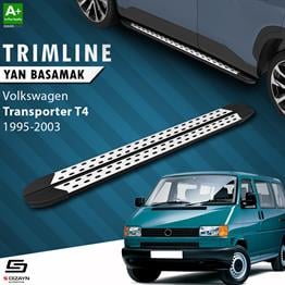 S-Dizayn VW Transporter T4 Uzun Şase TrimLine Gri Yan Basamak 255 Cm 1995-2003