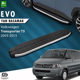 S-Dizayn VW Transporter T5 Kısa Şase Evo Krom Yan Basamak 213 Cm 2003-2015 A+ Kalite