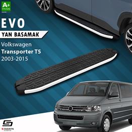 S-Dizayn VW Transporter T5 Kısa Şase Evo Aluminyum Yan Basamak 213 Cm 2003-2015 A+ Kalite