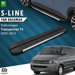 VW Transporter T5 Uzun Şase S-Line Krom Yan Basamak 253 Cm 2003-2015 A+ Kalite