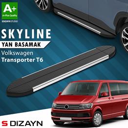 VW Transporter T6 Kısa Şase Skyline Krom Yan Basamak 213 Cm 2015-2019 A+ Kalite