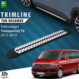 S-Dizayn VW Transporter T6 Kısa Şase TrimLine Gri Yan Basamak 215 Cm 2015-2019