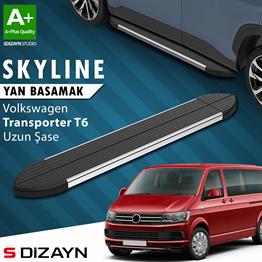 VW Transporter T6 Uzun Şase Skyline Krom Yan Basamak 253 Cm 2015-2019 A+ Kalite
